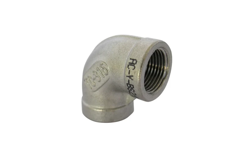 Gomito a 90 ° FF Acciaio INOX Ikaro 342 A090 a 04
