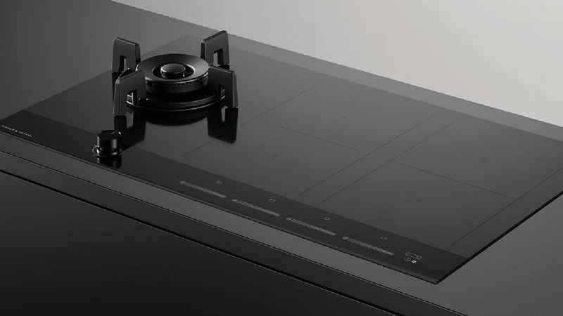 Fisher & Paykel 90cm Series 9 1 Burner + 4 Zone Hybrid Cooktop, 2 SmartZones, LPG