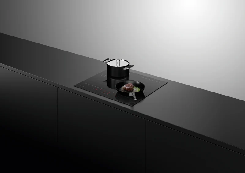 Fisher & Paykel Series 5 60cm 4 Zone Induction Cooktop, Low Current, Black Glass