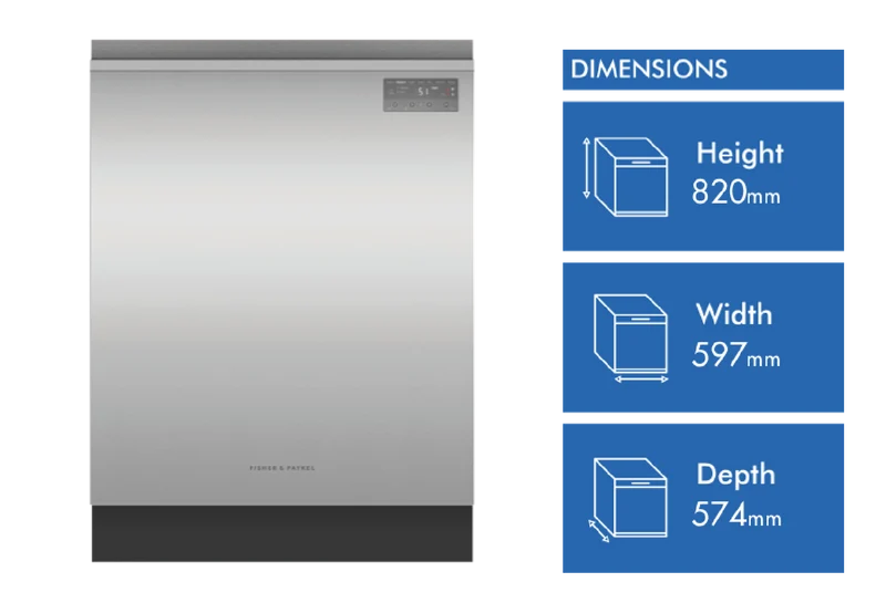 Fisher & Paykel Series 5, Contemporary Built-under Dishwasher
