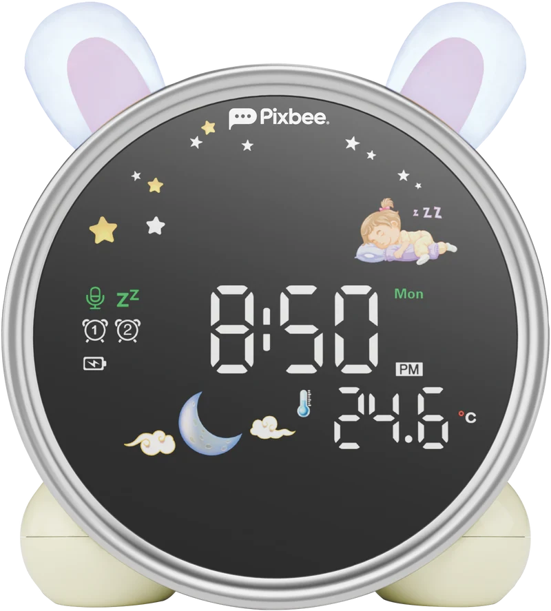 Pixbee Glow Sleep Training Light and Alarm Clock