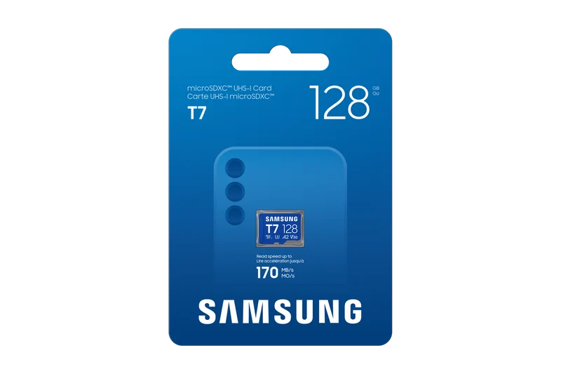 Samsung 128GB T7 Micro SD Memory Card UHS-1 / Class 10