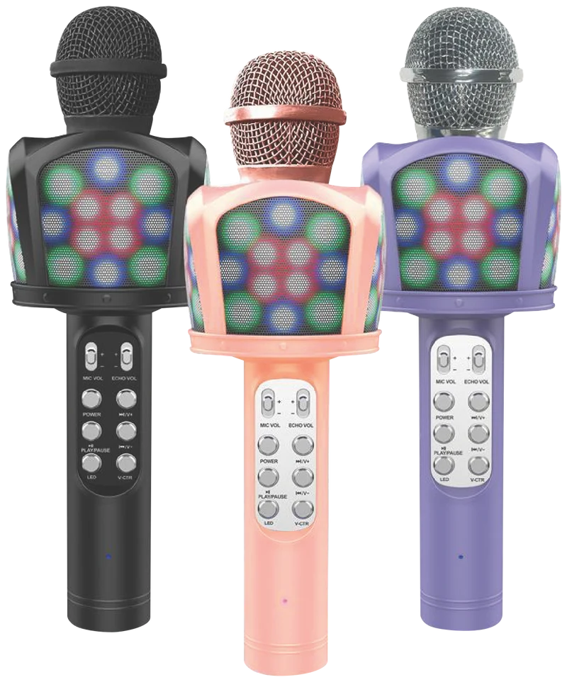 Techxtras Wireless Karaoke Microphone - Purple