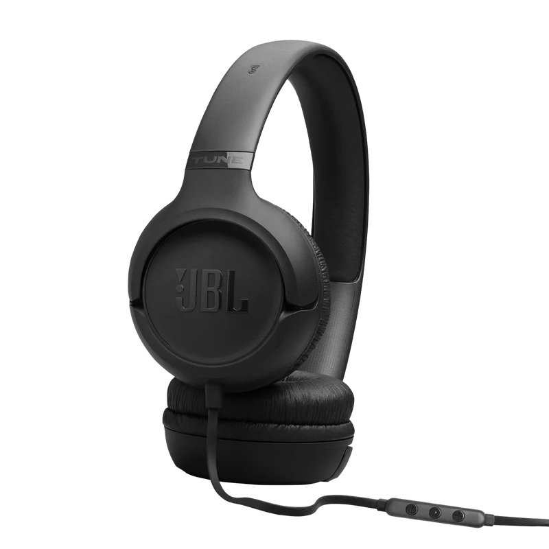 JBL Tune 530 Wired USB-C On-Ear Headphones - Black