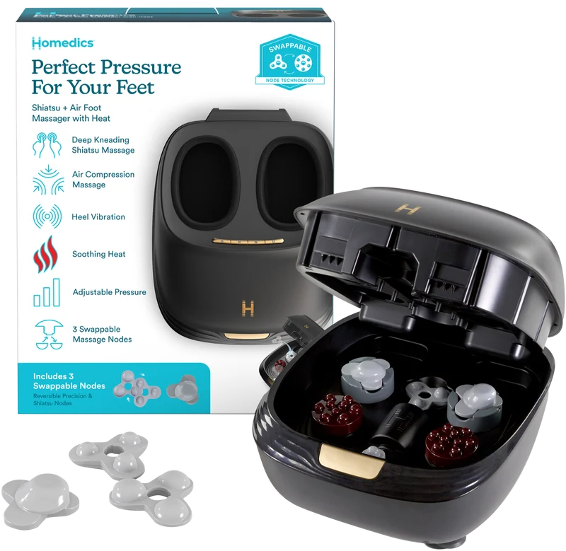 Homedics ModMassage Shiatsu Air Foot Massager with Heat