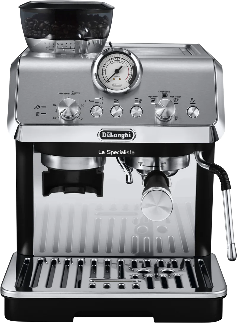 DeLonghi La Specialista Arte Manual Coffee Machine Metal Black
