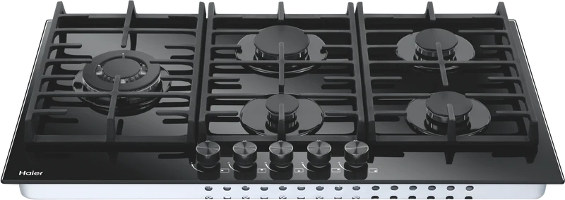 Haier 90cm Gas on Glass Cooktop