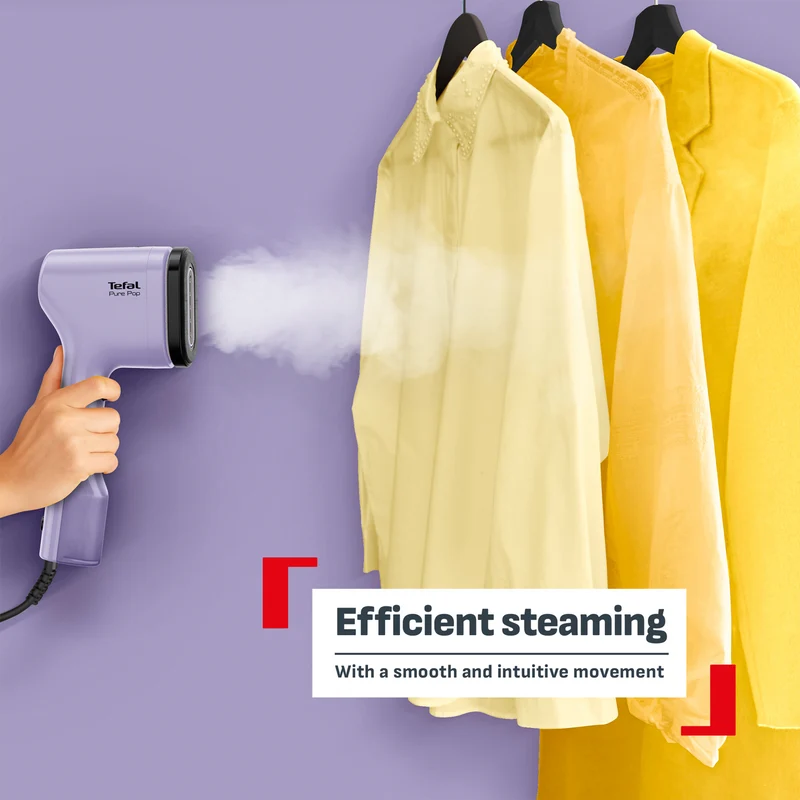 Tefal Pure Pop Garment Steamer Lavender