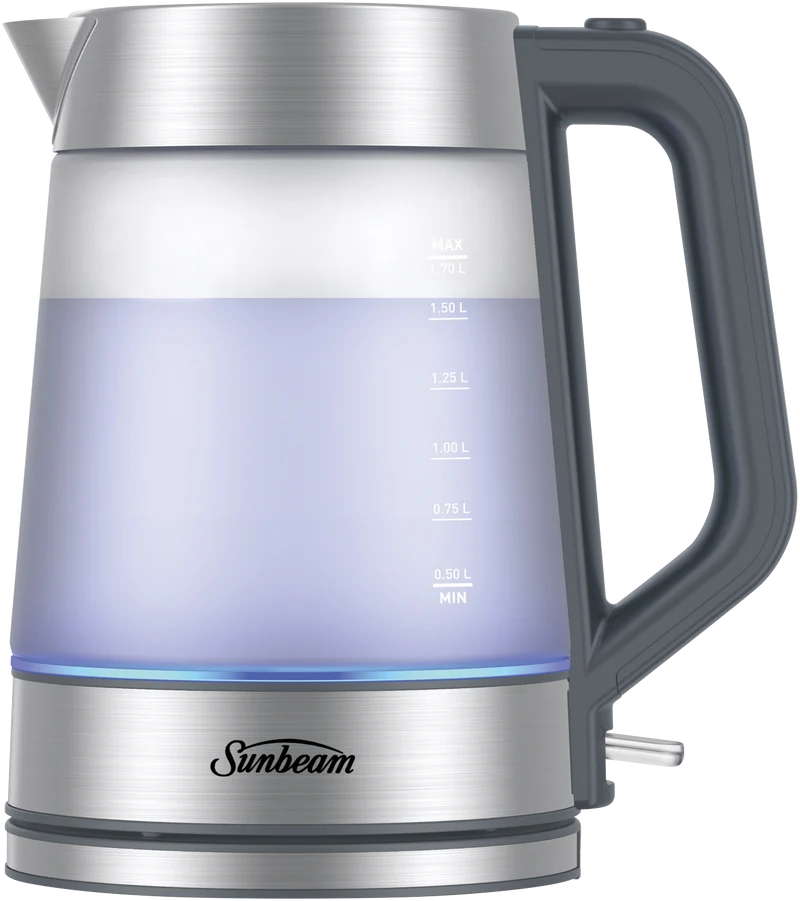 Sunbeam 1.7 Litre Glass Kettle Morning Frost