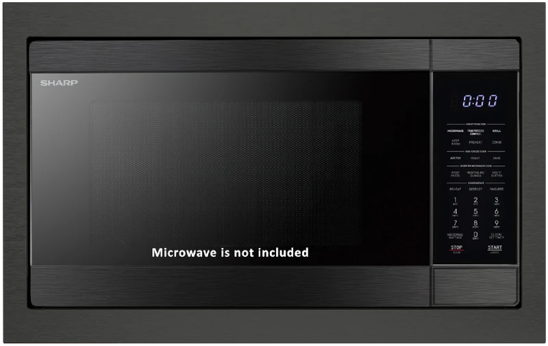 Sharp Trim Kit black stainless for R365CVAFBS