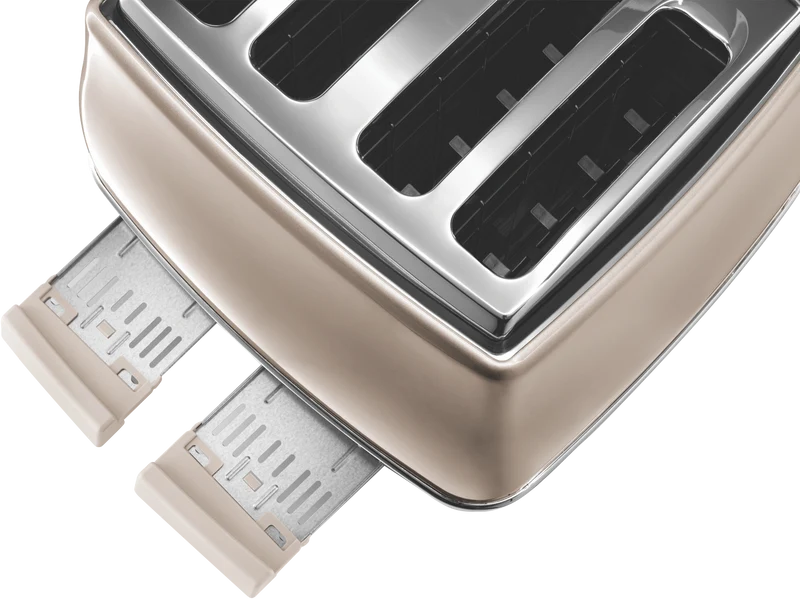 DeLonghi Icona Metallics 4 Slice Toaster Beige
