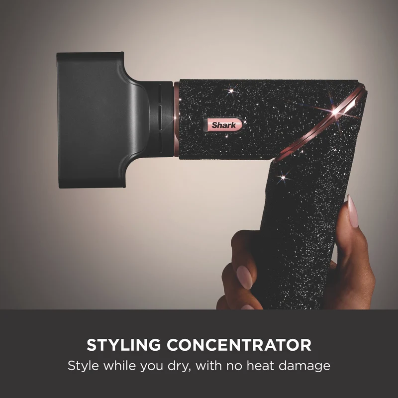 Shark Flex Style Air Styling And Drying System Black Sparkle