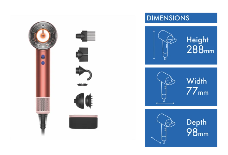 Dyson Supersonic Hair Dryer Nural Strawberry Bronze / Blush Pink