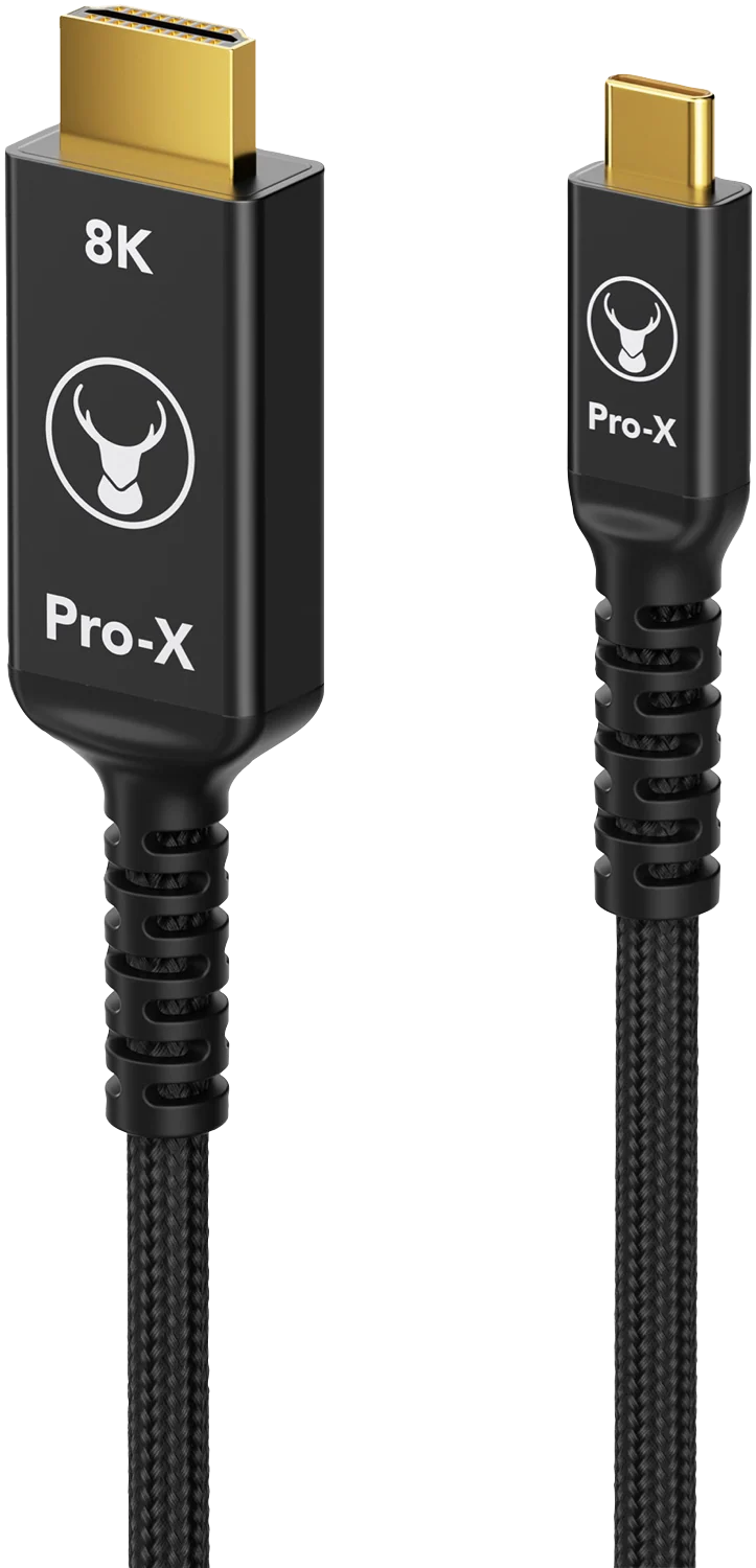 Bonelk Pro-X Long-Life USB-C to HDMI Cable 2.5m (Black)