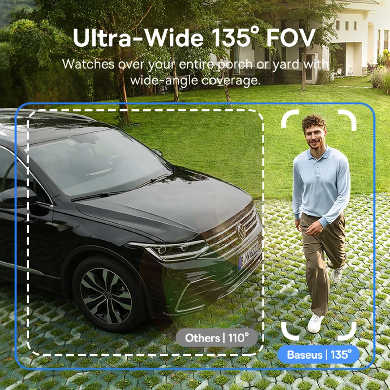 Baseus S1 Lite 2K Solar-Powered Security Camera