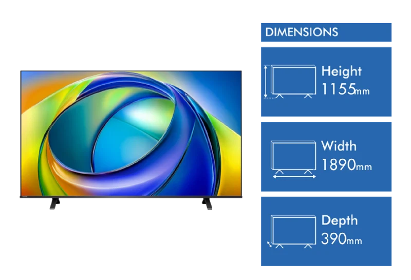 Toshiba 85" C350 4K Smart TV 2026