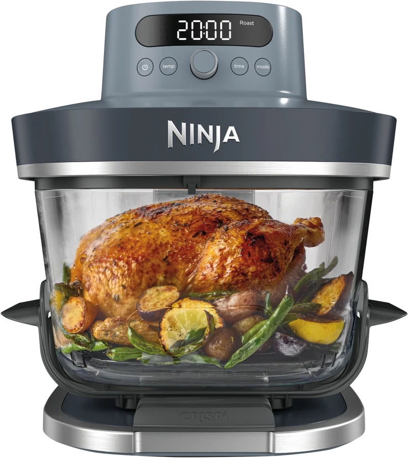 Ninja Crispi Pro 6-in-1 Countertop Glass Air Fryer Cyberspace