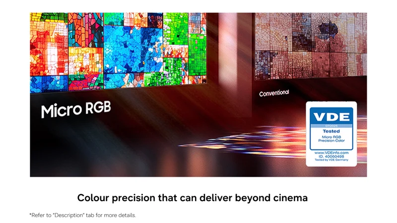 Samsung 65" MICRO RGB R95H 4K Smart AI TV 2026