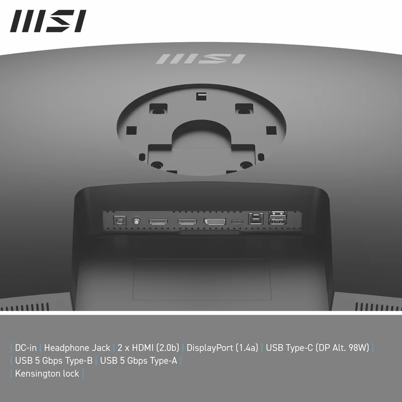 MSI 34" UWQHD 1500R Curved Black Monitor