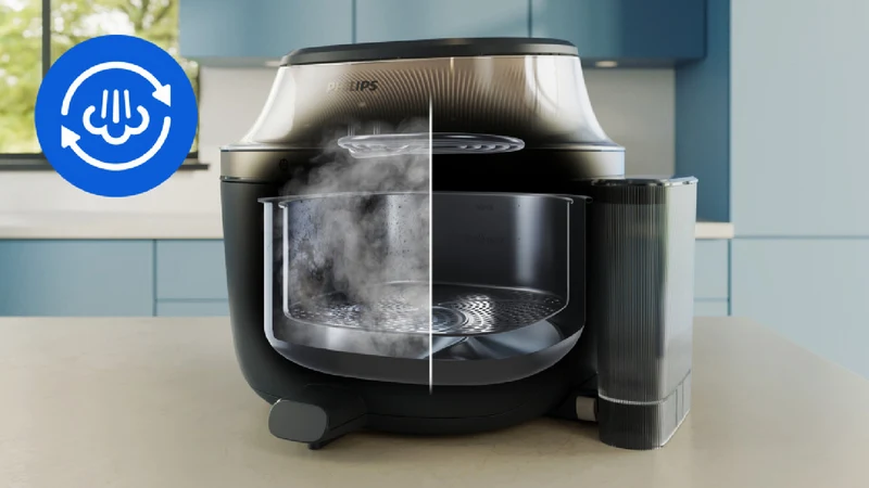 Philips 5000 Series 7.2 Litre XXL Steam Airfryer Black