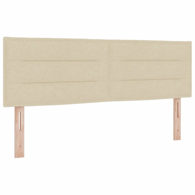 Letto Ottomano con Materasso e LED Crema 160 x 200 cm Tessuto 3457250