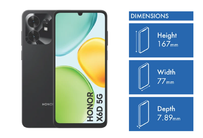 Honor X6D 128GB Midnight Black
