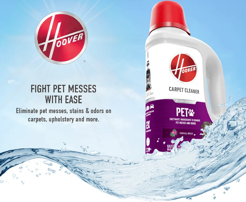 Hoover Pet Carpet Cleaner Cleaning Solution 1.89L