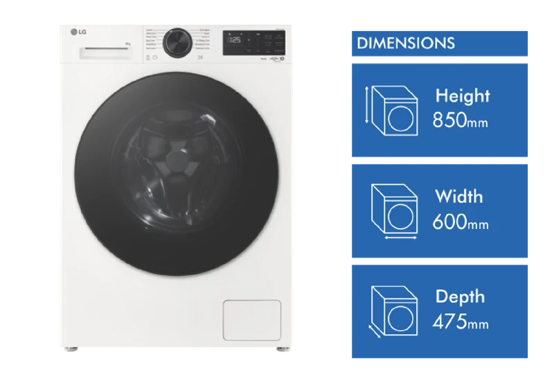 LG 8kg Series 3 Slim AI Front Load Washer