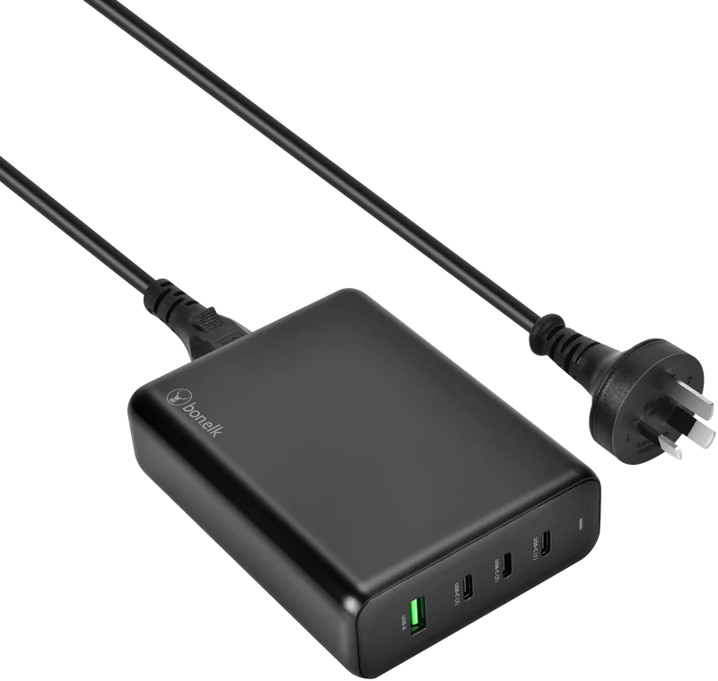 Bonelk 240W PD GaN Multi-Port Desktop Charger (Black)