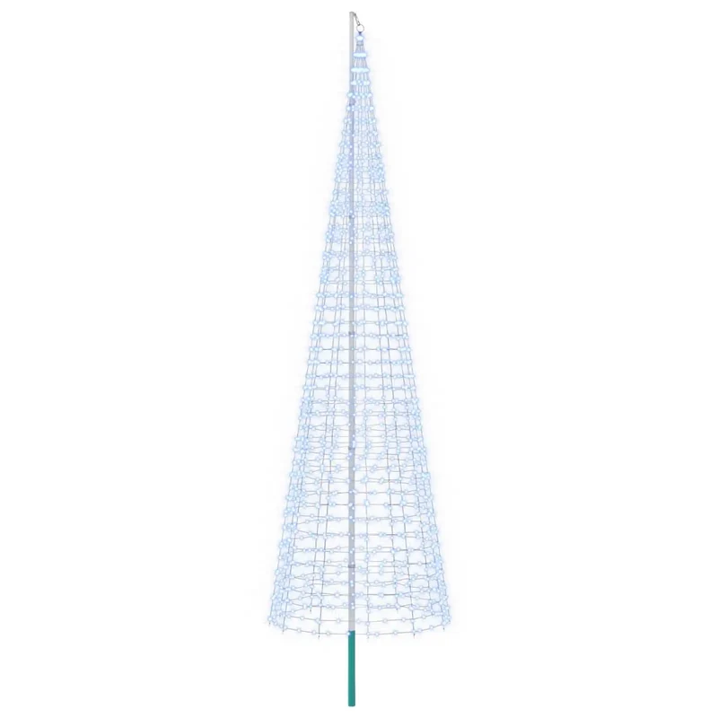Luci per albero di Natale con picchetti e asta per bandiera 3468895