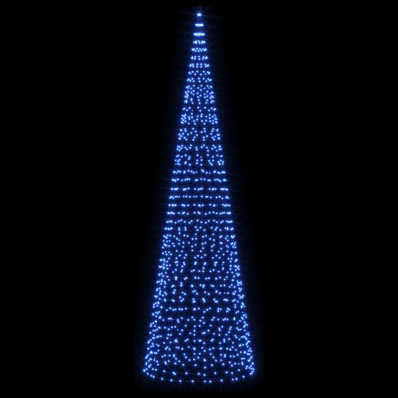 Luci per albero di Natale con picchetti e asta per bandiera 3468895