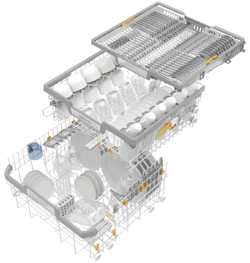 Miele AutoDos Obsidian Black Fascia Fully Integrated XXL Dishwasher