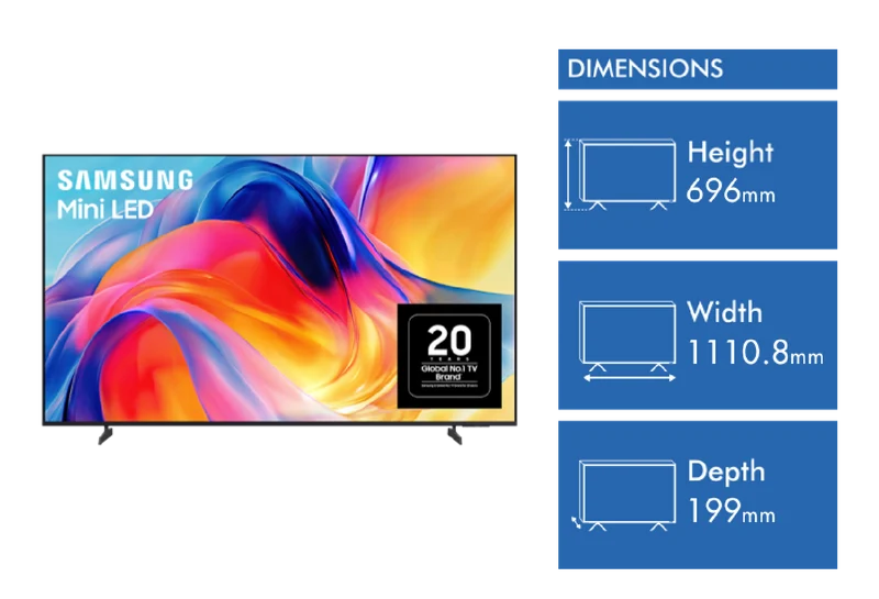 Samsung 50" M70H Mini LED 4K Smart TV 2026