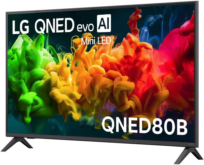 LG 43" QNED80B EVO AI Mini LED 4K Smart TV 2026