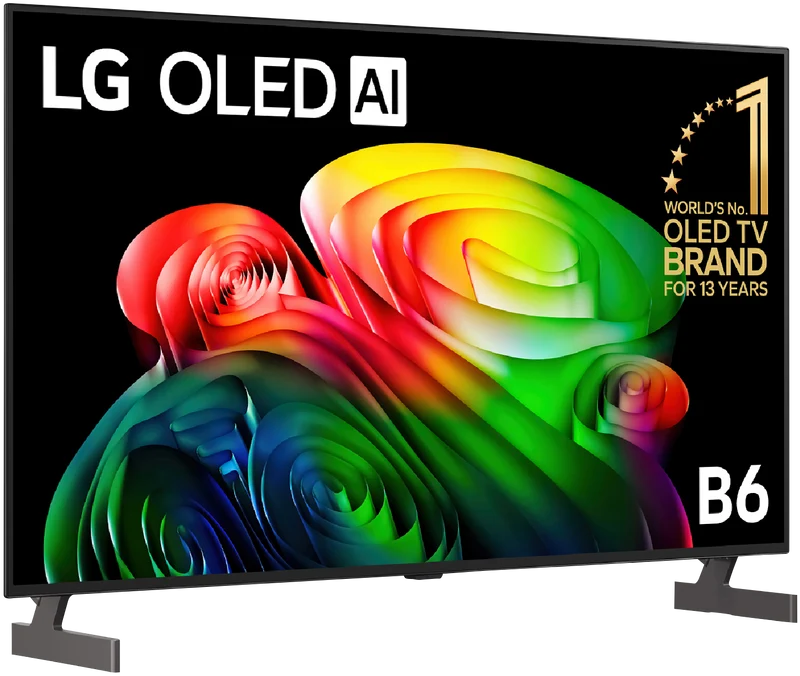 LG 48" OLED TV B6 4K AI 2026