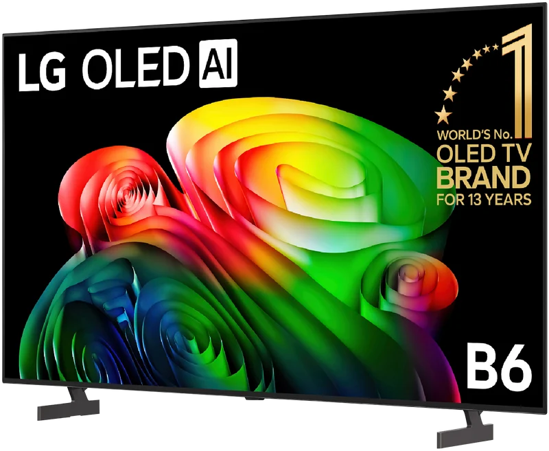 LG 65 OLED TV B6 4K AI 2026