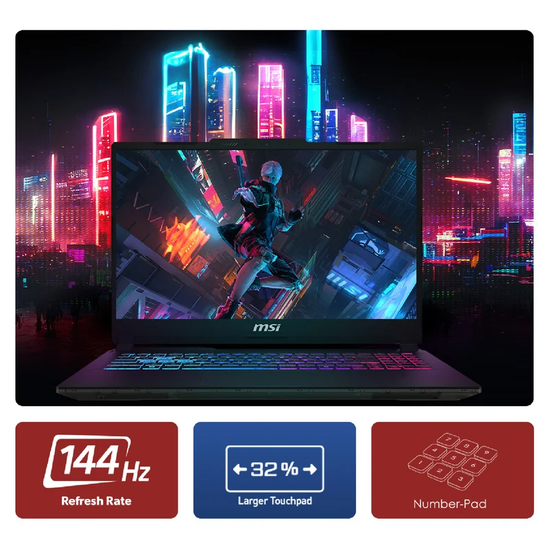 MSI Cyborg 15 15.6" 16GB 512GB Intel Core i7 RTX 3050 6GB Gaming Laptop