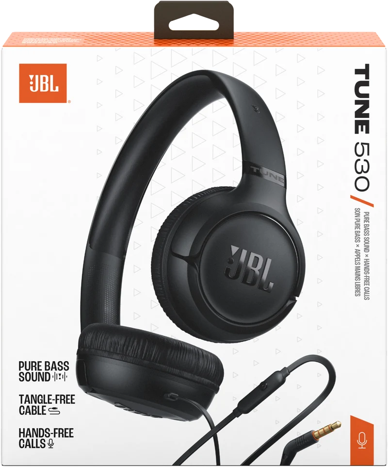 JBL Tune 530 Wired On Ear Headphones