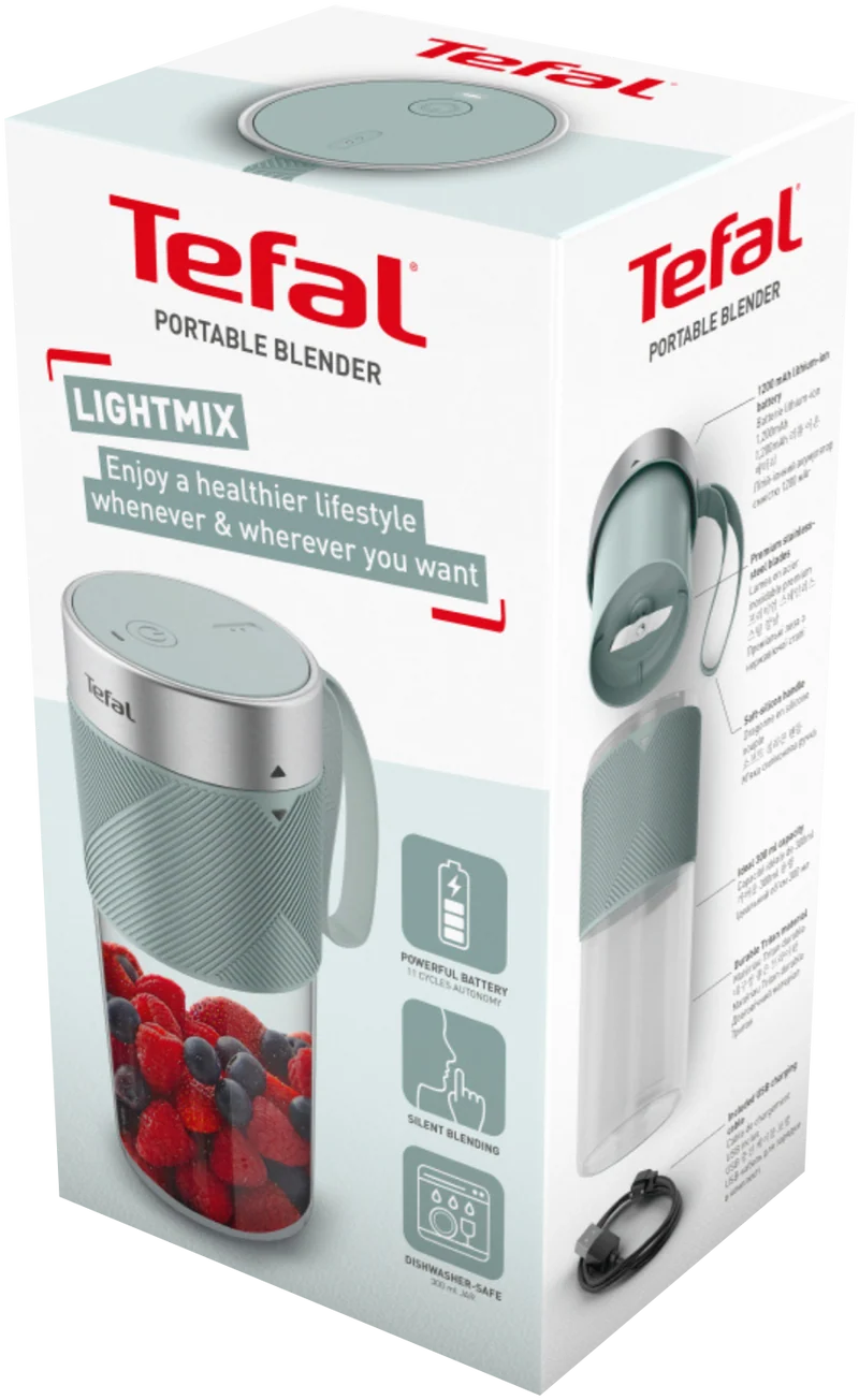 Tefal Lightmix Portable Blender Green
