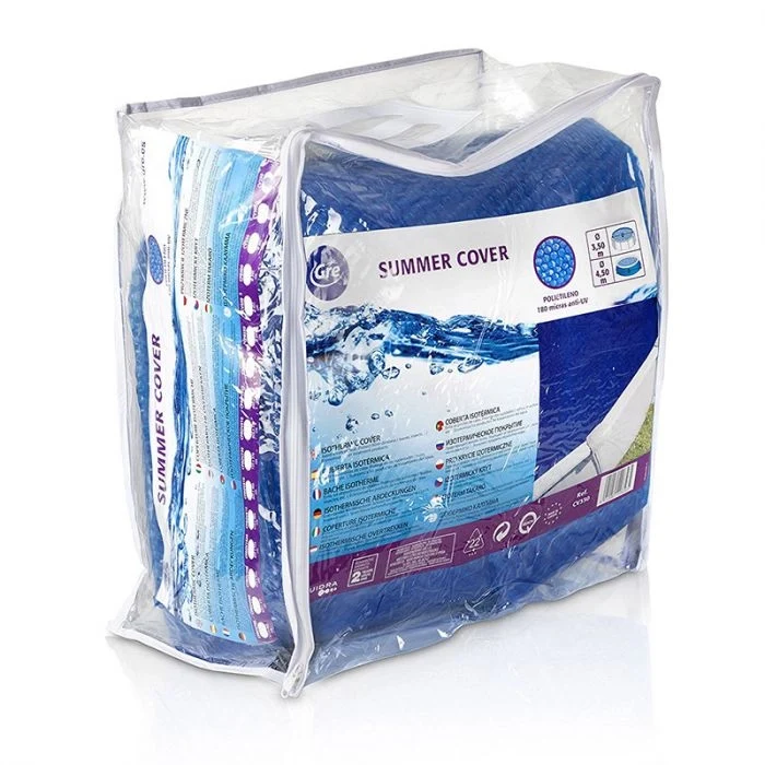 Copertura Isotermica Gre 5,50 M, Spessore 400 µ Per Piscine Circolari Misure: Ø 2.45 m