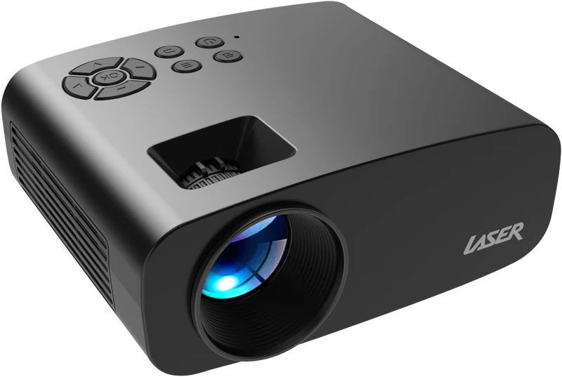 Laser 720P LED Projector with 150ANSI lumen Black