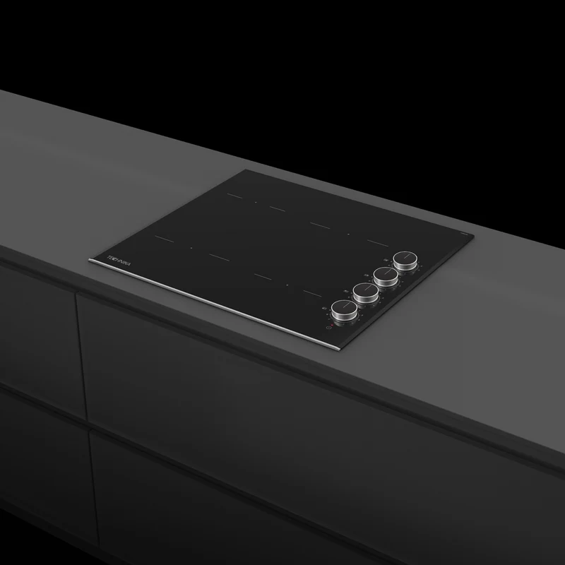 Technika 60cm 4 Zone Knob Control Ceramic Cooktop