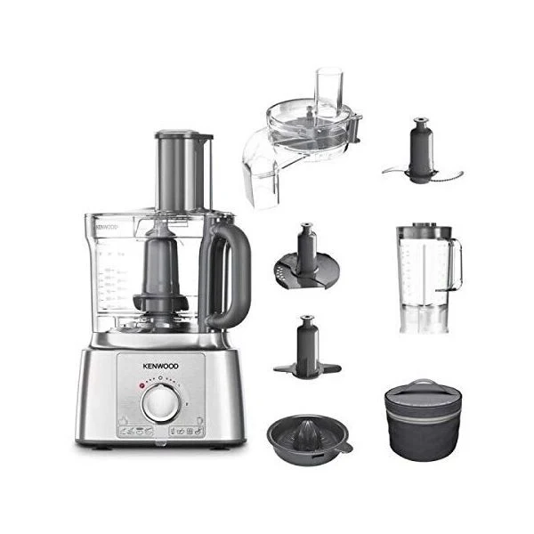 Kenwood multipro express - robot da cucina, lama per tagliare in acciaio inox, 3l, 1000w, silver (fdp65.590si) - 0W22010073