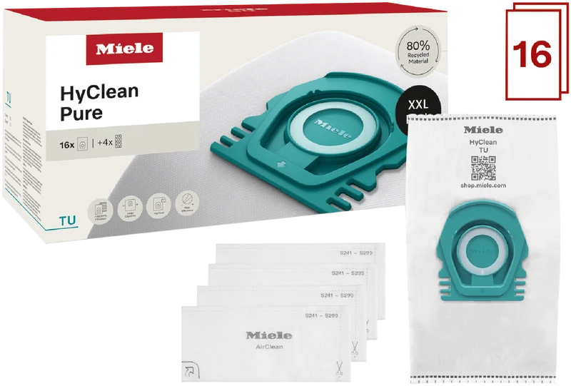Miele TU HyClean Pure XXL Dustbag for Guard S1 & L1 Models