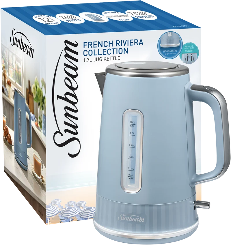 Sunbeam 1.7 Litre French Riviera Kettle Morning Haze