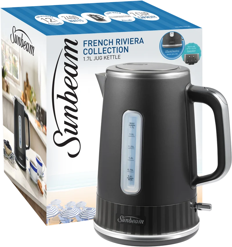 Sunbeam 1.7 Litre French Riviera Kettle Graphite