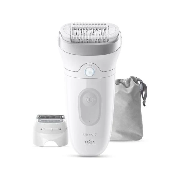 Braun silk-épil 7 silk·épil 7, epilatore wet & dry, pelle liscia a lungo, 7-041, argento - 8700216963503