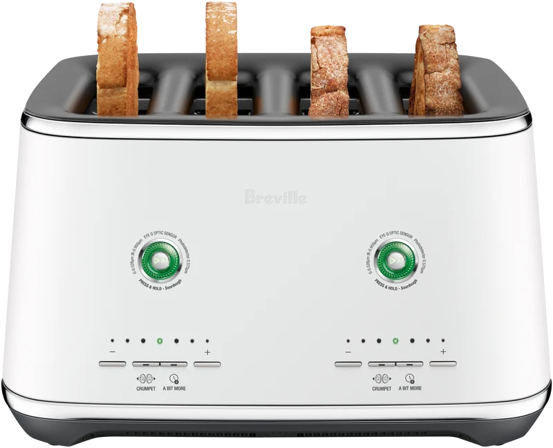 Breville The Eye Q 870 Auto 4 Slice Sea Salt Toaster