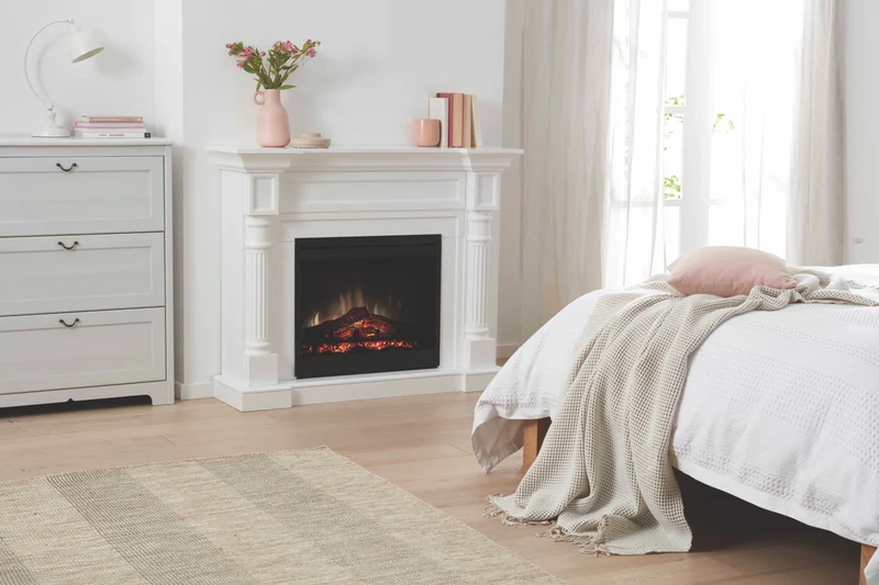 Dimplex 2kW Winston Mantle Electric Fireplace - White