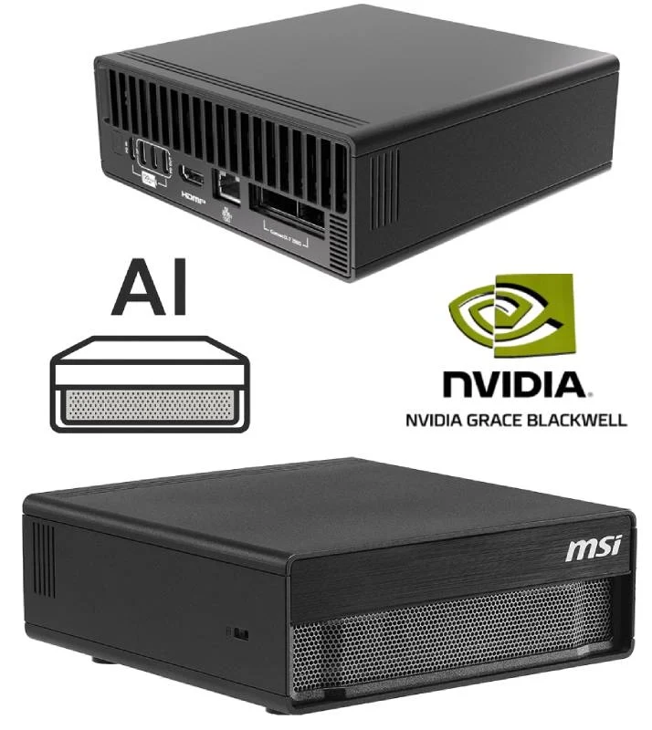 Msi edgexpert-32seu-bgb104tg5 barebone per pc/stazione di lavoro mini pc nero - 9S6-C9311-32S